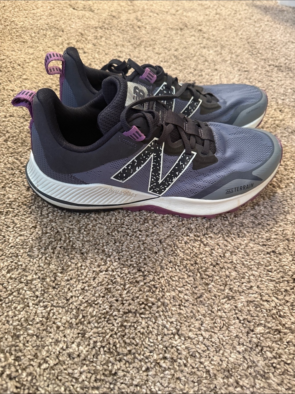 New Balance Women's Purple and Black All-Terrain Sneakers